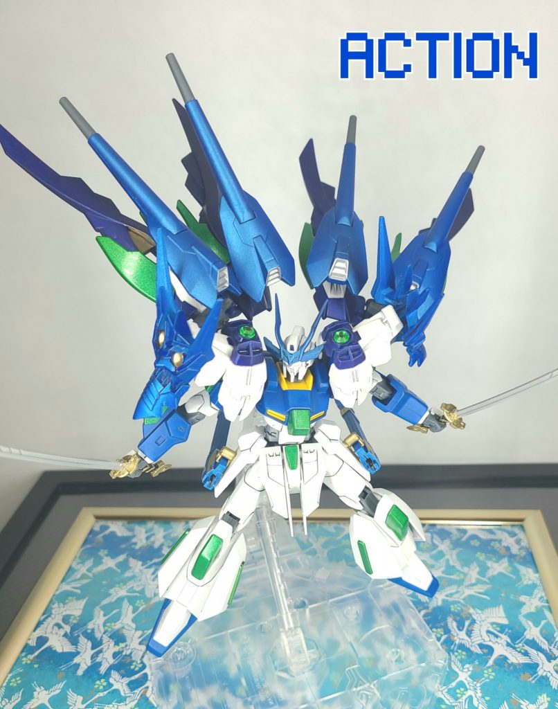 背中のバインダーを展開