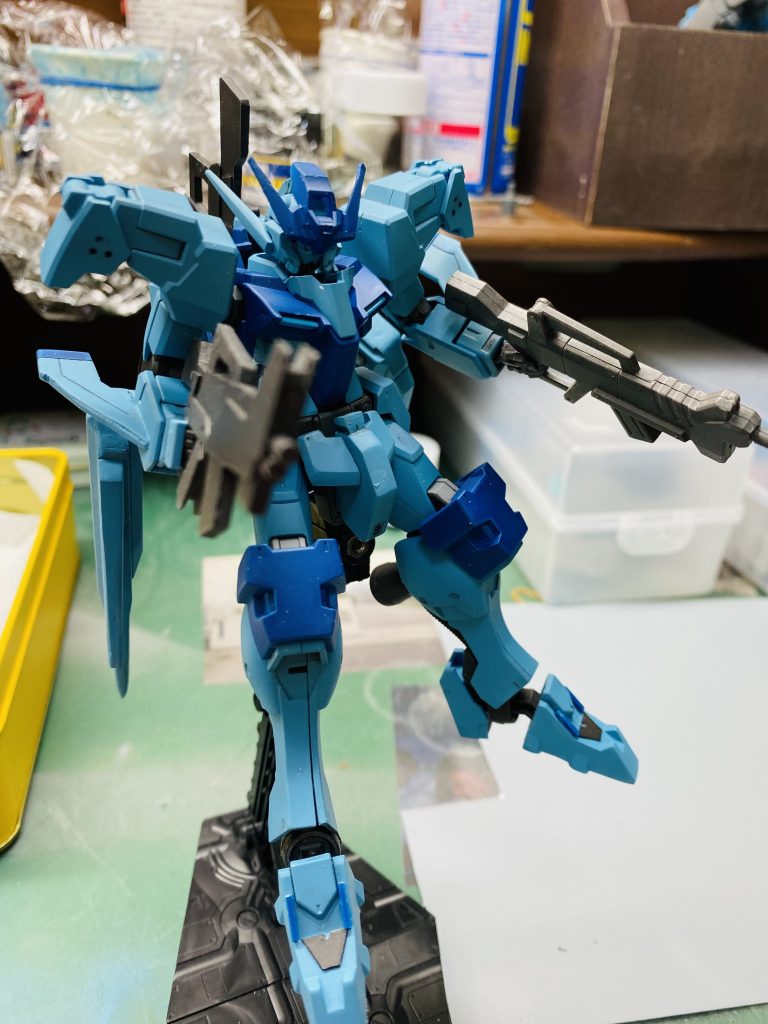 突撃砲は、プラ板で自作。粗い、、、