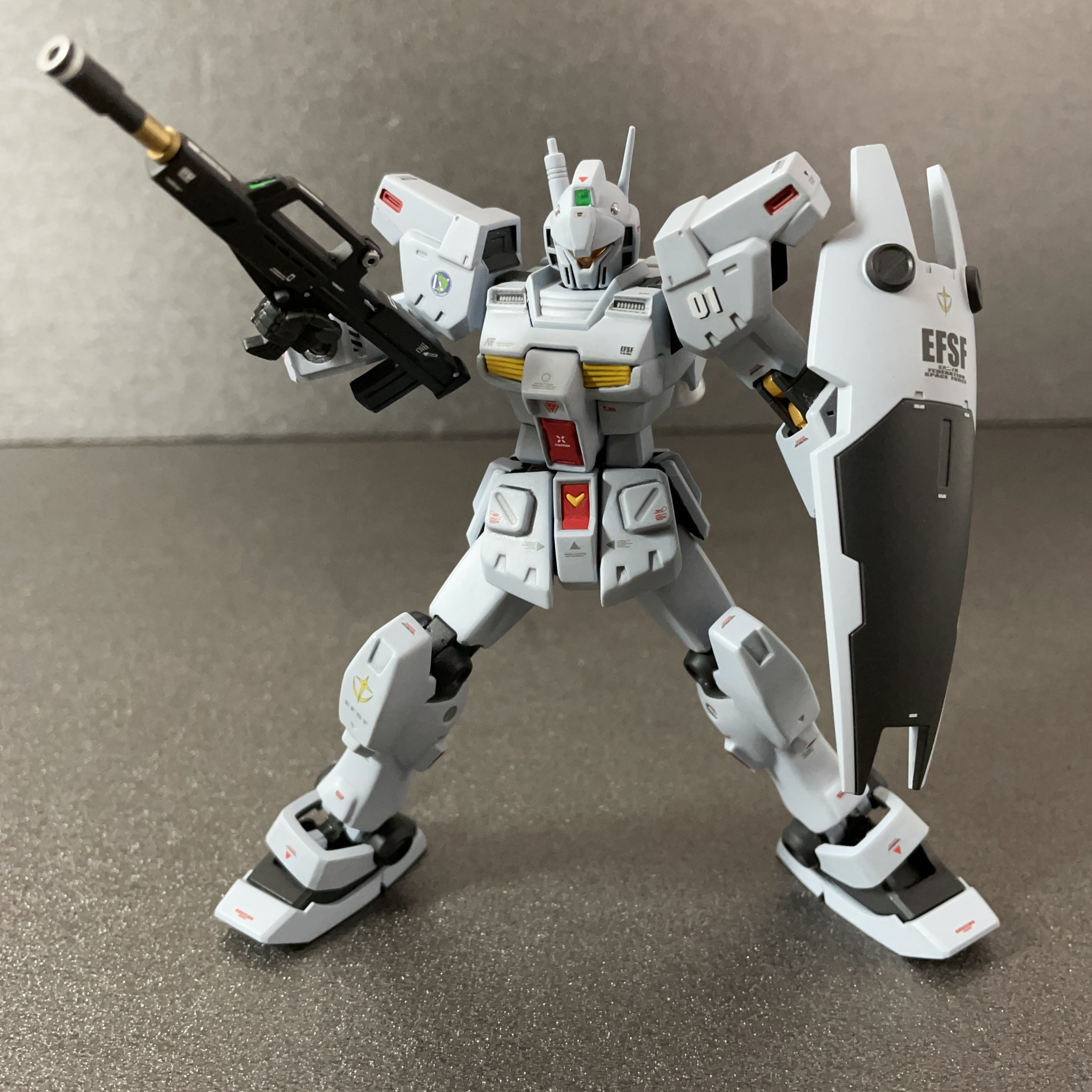 エントリーグレードジムカスタム｜がっしり工房さんのガンプラ作品｜GUNSTA（ガンスタ）