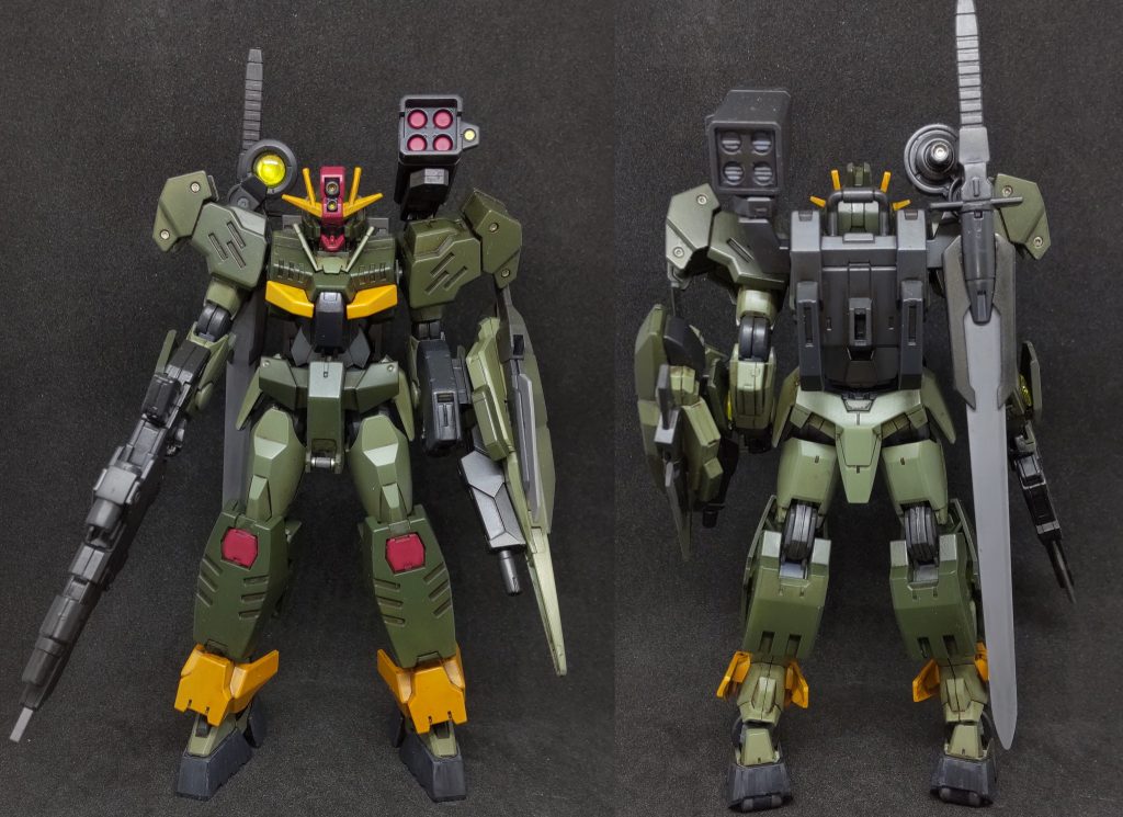 フル装備素立ち…背面も見えるものを(笑)