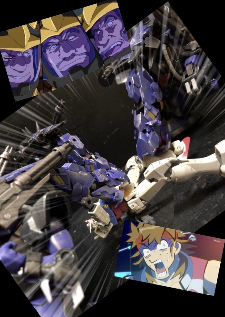 カザミ「ぎゃあああああーーー!!コレってブルデュエルのトラウマシーンかよおおーーー!?」???「待て!そこまでだ!」− Abort a Mission −oyz「ち、邪魔が入ったか...。ん?誰かな、君は?」???「私は私設武装ガンダム警察 ンレスタルビーイソグの者だ!貴様に名乗る名など無い!貴様のその行為、万死に値する!」oyz「ふ、ガンダム警察とはね。まあ名乗らずとも、もう誰だかは明白だがね。で、ガンダム警察とやらがこの私に何の用かな?1機の作品を3機ある様に誤魔化したのを咎めに来たのかな?」ティエリア「そんな事はどうでもいい!」
