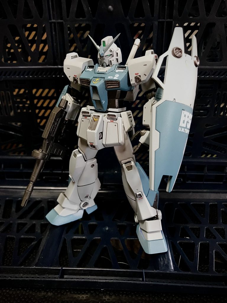 NT-1とは異なり、コア・ファイターの採用を前提に、コックピット部を全天周囲モニターでは無い通常のものに変更した機体…という設定です。