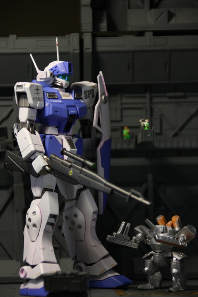 標準装備です。頭部バルカンは自作です。