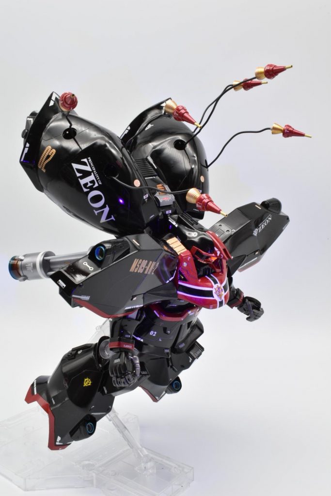 原作だとビットは12個ですが、ブースターなど付けたので6個に変更しました。