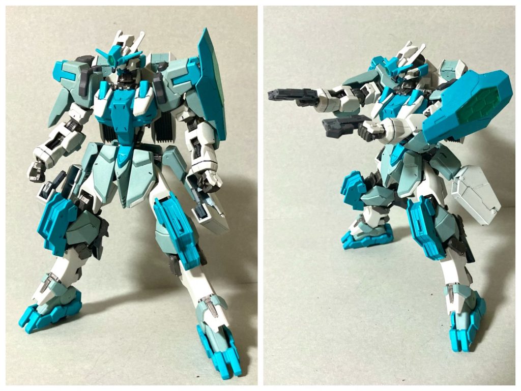 サイドアーマーに装備された拳銃。射程は短いが接近された場合、取り回しの良い射撃武器。弾数は少なめ。