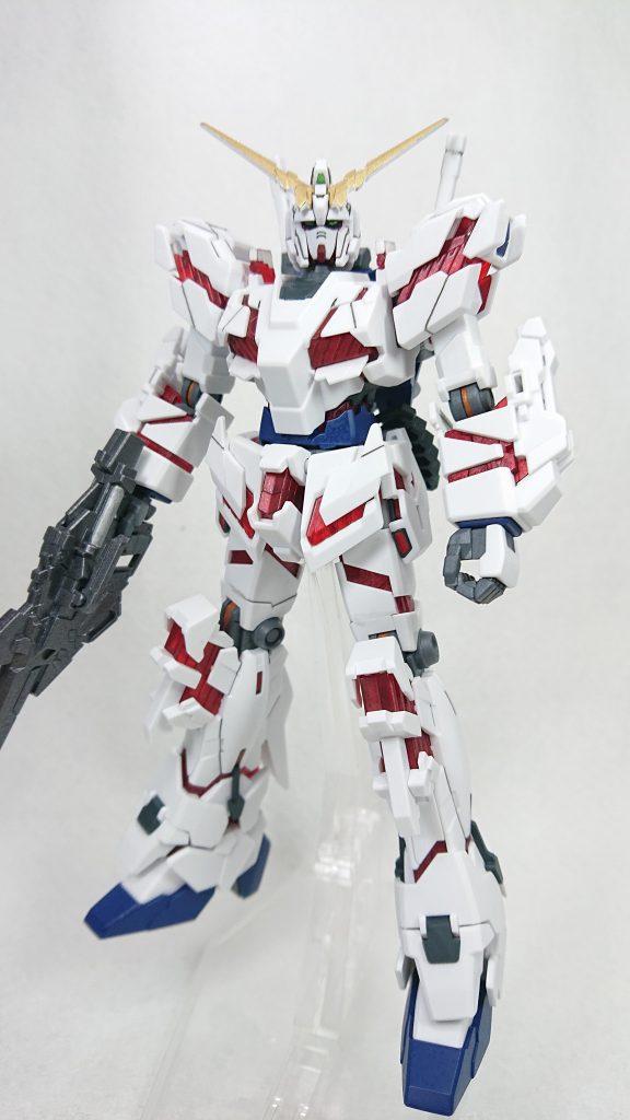 サイコフレームをピュアメタリックレッドで塗装してみました赤みが増していい感じになった気がします