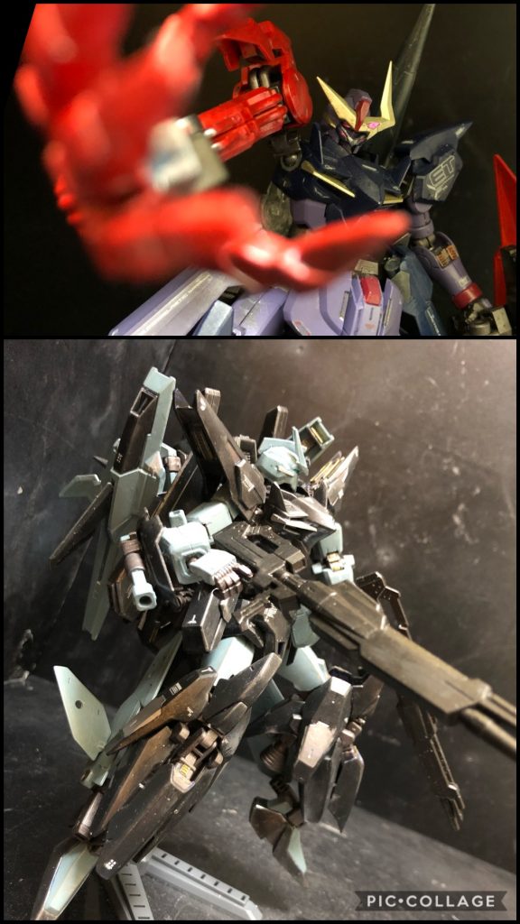 oyz「フフフ....まさか我が本体までたどり着くとは!」ヒロト「....どうした?ドラグーンで攻撃して来ないのか?」oyz「....っ!うるさい!そんなものは不要だ!喰らえ!」室長「ーーー!?ゼルトアルムかっ!?」ヒロト「....。」oyz「避けたか、流石だよヒロト君...。フフフ.....フハハ...!」室長「可変した!」ヒロト「室長、こちらも可変してヤツを追う。」室長「了解だ!“Σ−クルーザー”モード!」oyz「可変して追ってきたか!なるほど振り切るのは難しそうだ。」室長「おお!?ゼルトザームに戻った!?」ヒロト「....。分離する。いけるか?室長。」室長「おお、はさみ撃ちってヤツか!?わかった!」