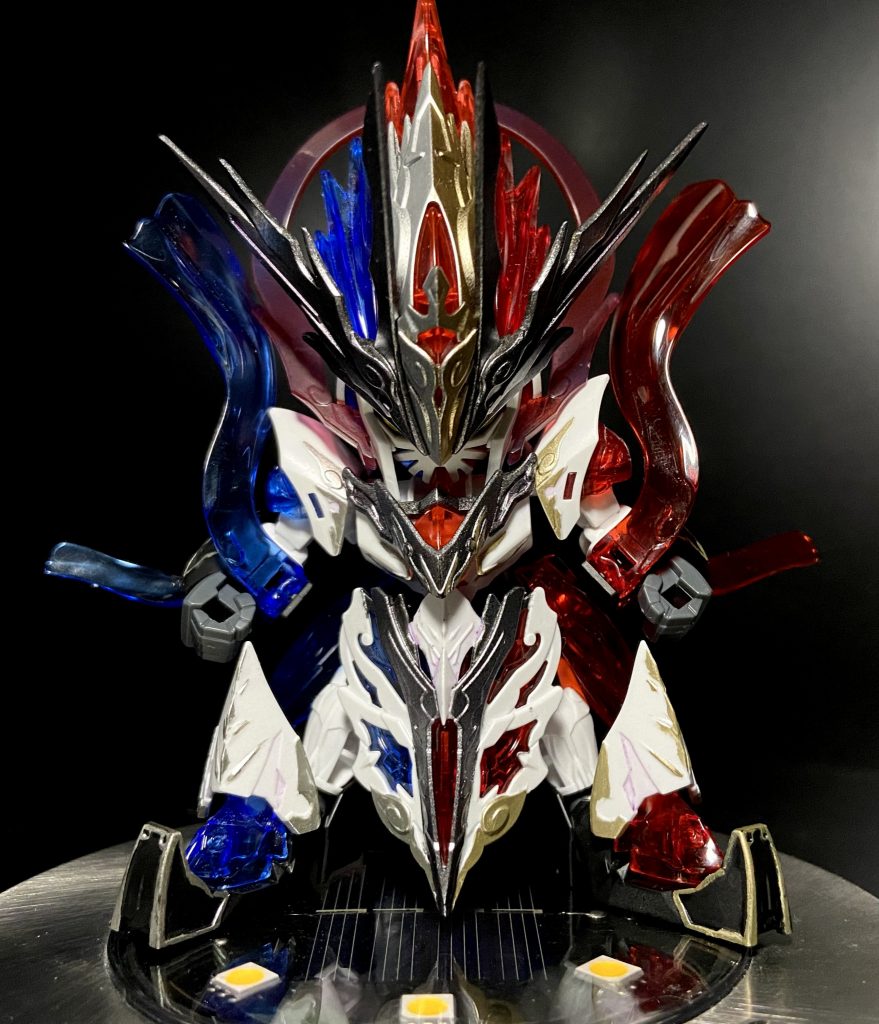 ぱち組があまりにカッコよく、このまま仕上げようかなと思ったのですが、前身バチバチにシャープにしたら、なんか闇堕ちさせたくなってしまいました^ ^ ミストバーンって言わないで。笑