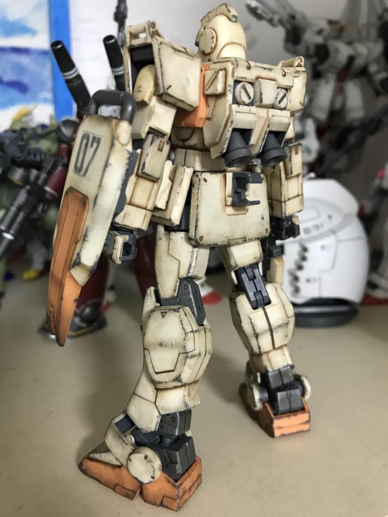 陸戦型ジム（成形色仕上げ）–4枚目/制作者：モリノークマサーン