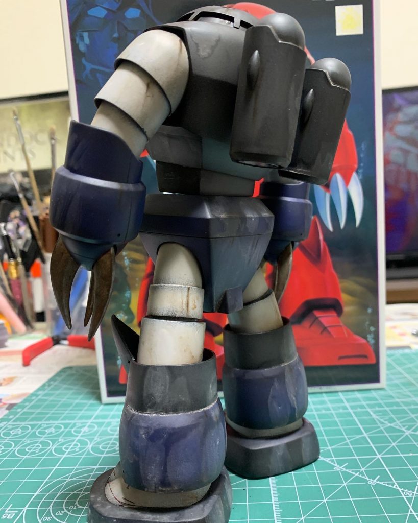 旧キット1/100ズゴック–3枚目/制作者：@aka41376226