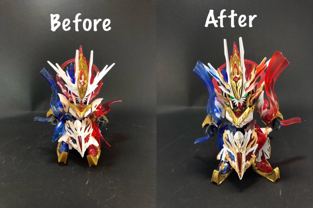 塗り分け箇所は少し多め