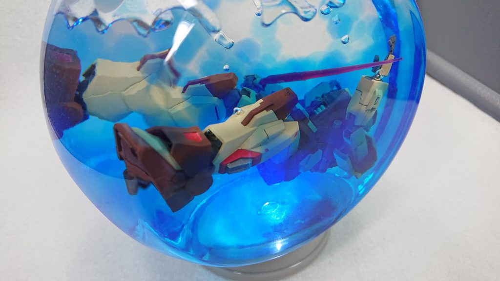 沈んでいくようにしたかったので、デザートカラーをイメージして塗装