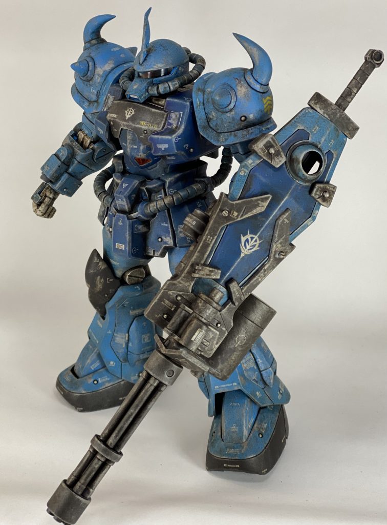 全体的に汚してます。