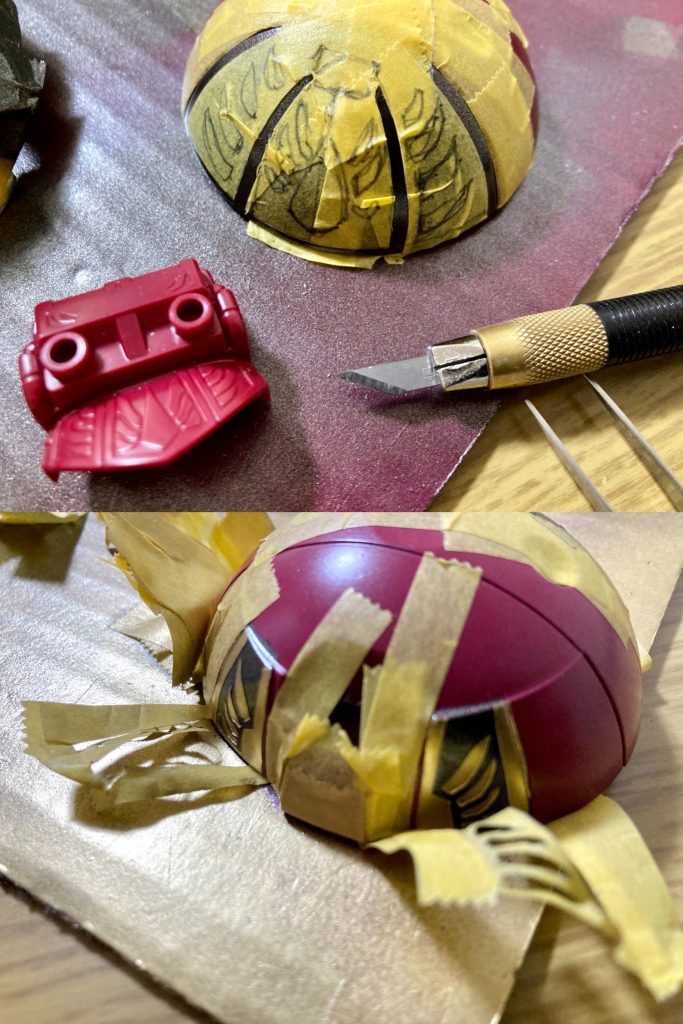 カラーリング変更と各箇所特徴的なパーツを付け足し、可能な限り雰囲気を再現しました。個人的に最近SDWヒーローズを集中的に製作続きだったので、息抜きがてら久々に三国伝モチーフを作れてかなり癒されました。