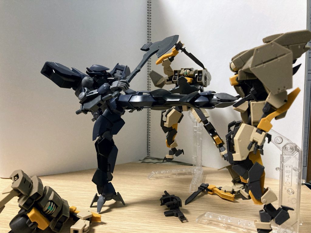 代わりの機体がいなかった為、急遽この3機にお越しいただきました。やられ役あざっす（軽いなオイ）