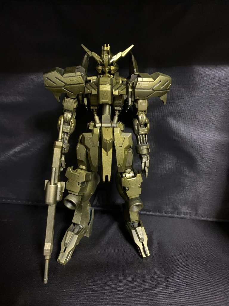 ↑クリアイエローを吹いた状態ですあれ?メッキ感が少ない…ちょっと好みから外れてしまい