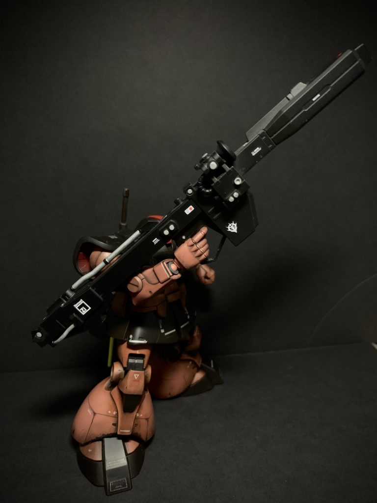 今回、気合いを入れたビーム・バズーカ。仕上がりのクォリティはまだまだですが、個人的には結構満足^ ^