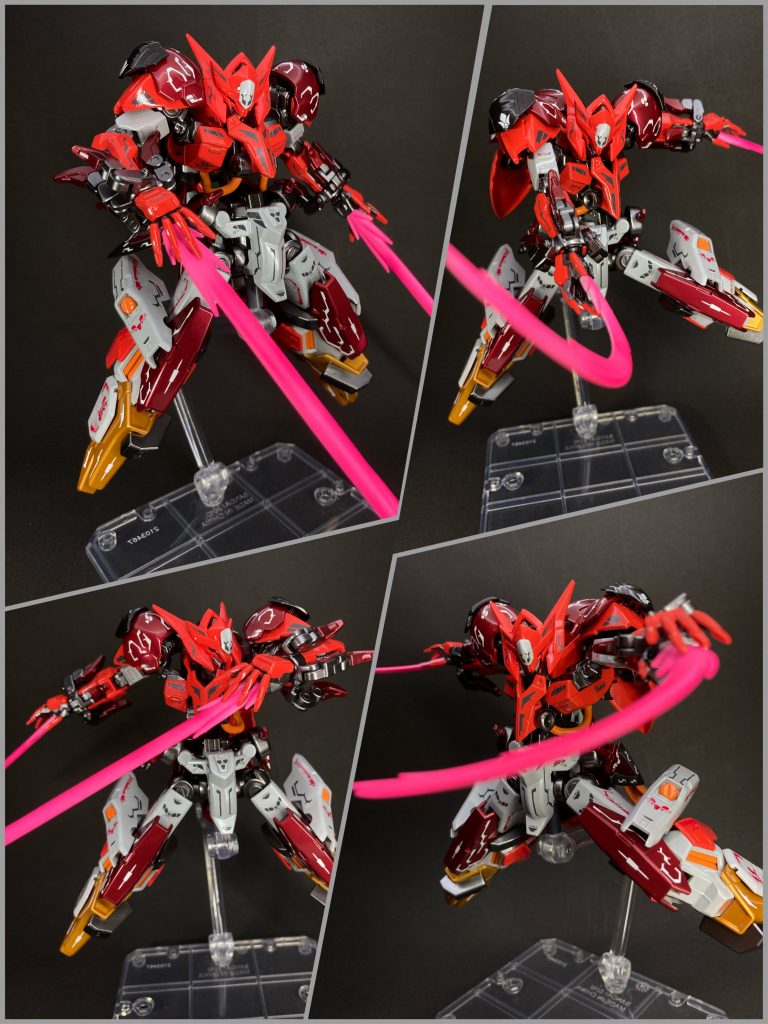 「パルマサーベル」こちらも手のひらからビームサーベルを発動