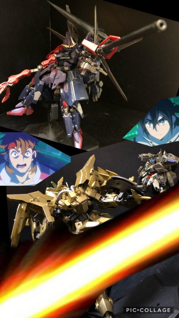 ・フォールディングデストランチャーバックパックと接続されているシールドバインダーに内蔵されているランチャー。砲身は折りたたみ式になっており、攻撃時に展開する。威力は非常に高く、本編劇中でも相手の攻撃を呑み込み地表を焦土と化すほどの破壊力を見せた。ーーーーーーーーーーーーーーーーカザミ「やっぱり遠距離はマズいぜヒロト!」ヒロト「ああ...わかっている...。」カザミ「やっぱり懐に入らなきゃあよお!」ヒロト「ドラグーンが来るぞ。」カザミ「だからって、やるっきゃねえ!可変して撹乱しながら突っ込むぜ!」ヒロト「わかった。援護する。」カザミ「おっしゃあ!行くぜ!」oyz「フフフ、来るか。来るがいい。そうでなければ新たな扉は開かぬさ。」