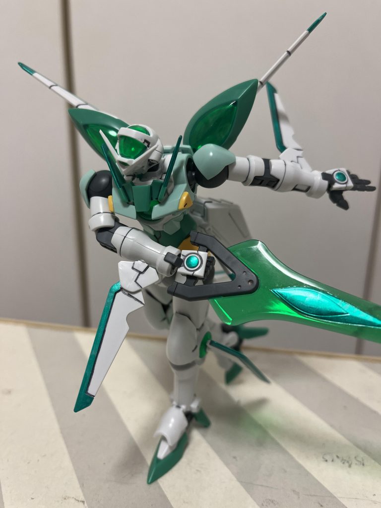 劇中ポーズ。シド撃破後のお辞儀。