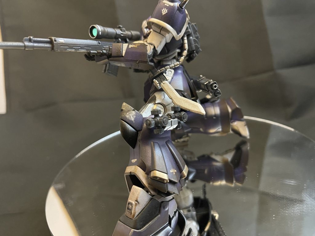 HG イフリート・イェーガー 全塗装オリジナルカラーリング+ウェザリング–4枚目/制作者：ゆーり(ロールシャッハ1号CV)