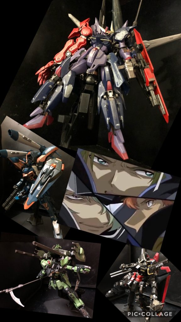 オルガ「居たぜ!ヤツらだ。今度こそやってやるぜ!」シャニ「つーか、おまえ、いつもすぐやられるじゃん。」クロト「ヒャハハ!ちげーねえや。」オルガ「うるせーぞ、てめー達!ん?見た事ないヤツがいるな。」クロト「ハッ関係ないね!滅殺滅殺う!」ヒロト「....!」カザミ「オイオイ!アイツら倒した筈だろお!?」oyz「フフ...君達は搭乗する機体を変えたんだ。当然ミッションはリセットされているさ。ハハハ...君達のお手並み拝見と行こうじゃないか。」カザミ「またアイツらと!?マジかよお!」ヒロト「....問題ない。行くぞ、カザミ、室長。」室長「さっすがヒロトくん、頼もしいねっ!」オルガ「てめえら!舐めやがって!」シャニ「へー余裕じゃん。」クロト「僕がやっつけてあげるよ!そーら滅殺!」ヒロト「....カザミ、奥のカラミティを頼む。」カザミ「え!?俺はレイダー相手じゃねえのかよ!?」ヒロト「....レイダーとフォビドゥンは任せてくれ。」カザミ「わかったぜ!」クロト「ダメだよ〜、僕を無視して先に行こうなんてさ。ほーら滅殺!」カザミ「うお!?」ヒロト「大丈夫か?カザミ。」カザミ「危ねえ、サンキュー、ヒロト!」ヒロト「先に行け、カザミ。」カザミ「おお!」クロト「キミが僕の遊び相手かい〜?」シャニ「俺にやらせろよ、ウザいんだよ、そいつ。」ヒロト「....遊ぶつもりはない。」クロト「そんな事言うなよお〜。ほーら滅殺!」ヒロト「....。」クロト「紙一重で避けただってえ!?」ヒロト「.....鉄球は当たれば威力は高いが、避けてしまえば、攻撃した後の隙が大きい....。」クロト「ビームライフル2挺だってえ!?」ヒロト「.....。」