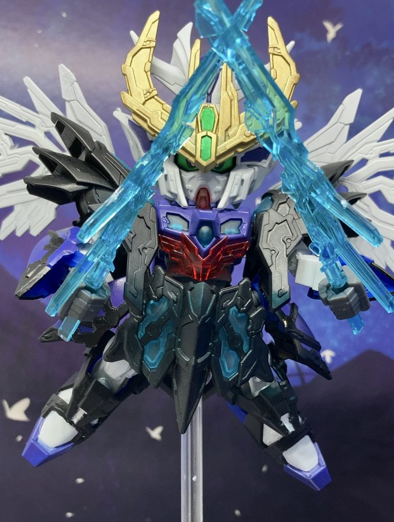 塗り分け自体は少なかったので、かなり作りやすい部類なのかもと思いました。映えるのでずっと飛んでもらってます。おわり！