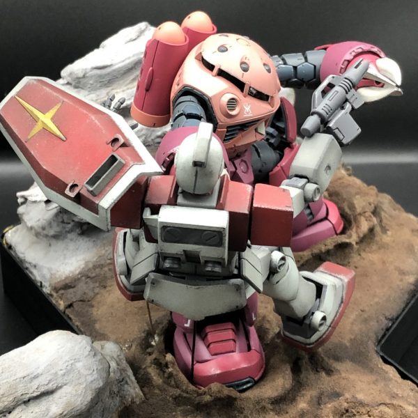 今年初の完成品　ジャブローに散る