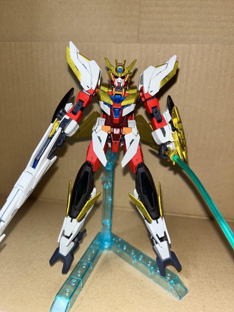 アーマーを装備してアニマリゼ(強化型)へ青いクリアパーツがいい感じに見えています。