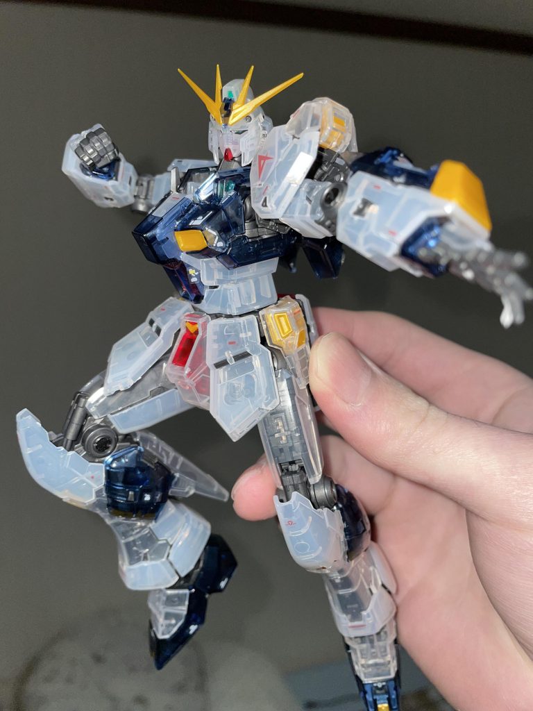 RGνガンダム(クリアカラー)–9枚目/制作者:ガンプラ初級者