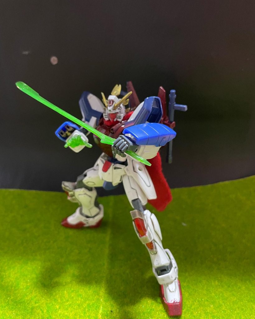 最後にシャイニングフィンガーにフィンガーソードの構えです😊