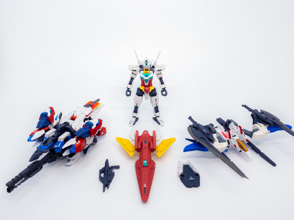 以上、ビルドトリニティガンダムでした。ブログにもここに載せきれなかった写真を載せてるのでぜひご覧ください！↓https://puramonooshiire.com/finished/7030/