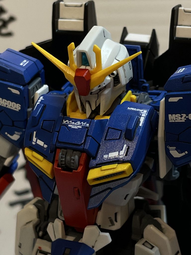 バストアップ部ですよ細部の詰めの甘さを痛感しますよ。毎度毎度思います。塗装もディテールもデカールも。