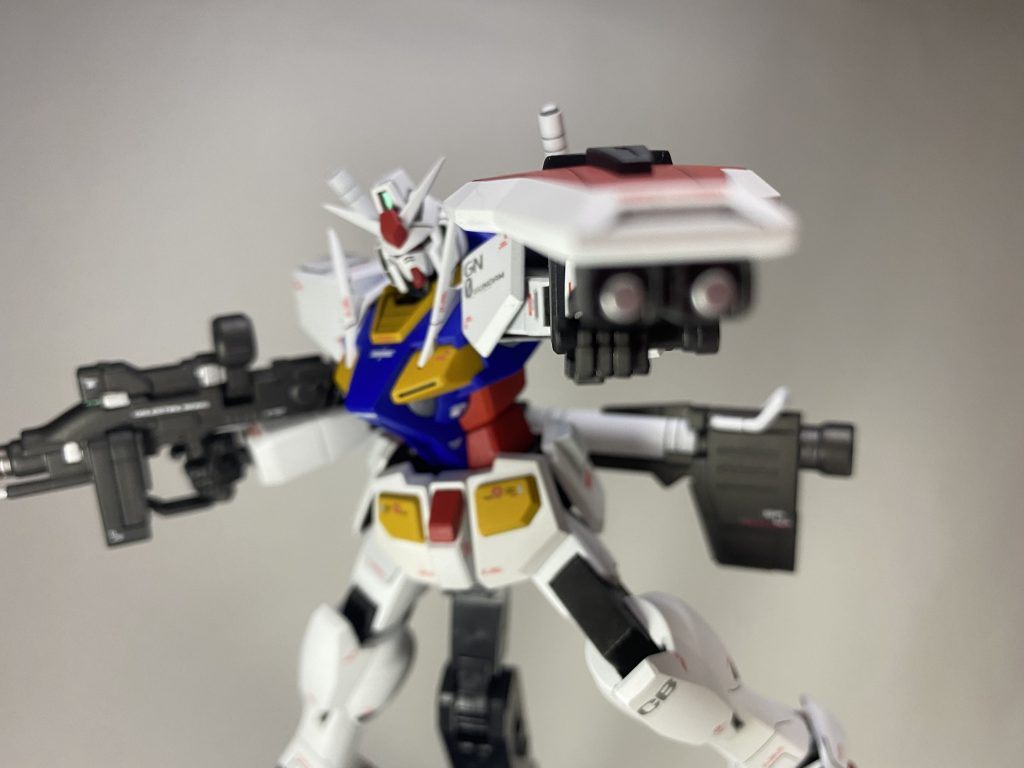 アクションポーズ。