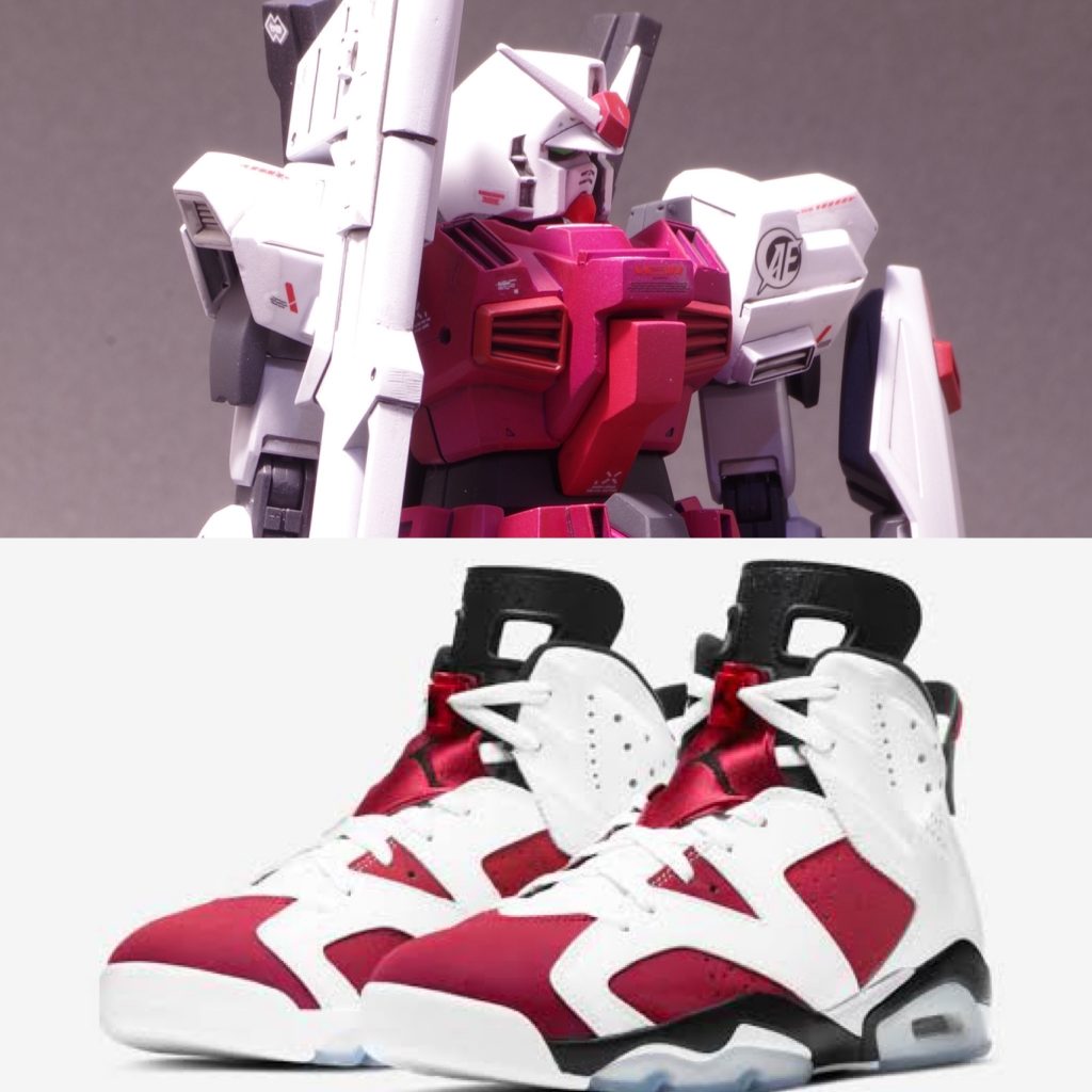 gandam mk2 × nike jordan 6 
