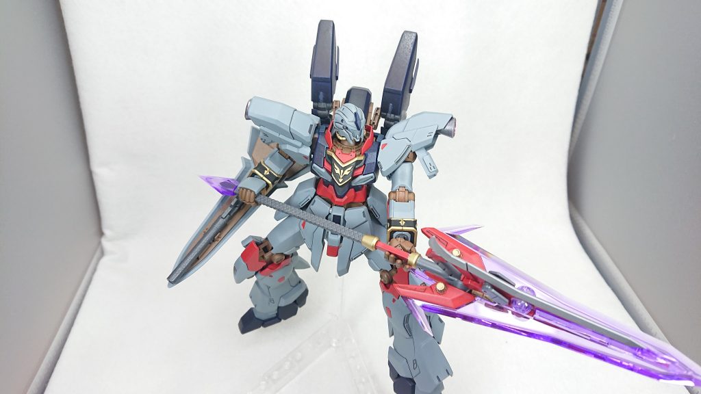 大型のガンブレードランスがよく似合っていてとても気に入っていますｗでは、最後までご覧いただきありがとうございました