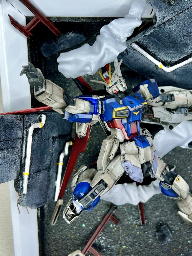 HGフォースインパルスガンダム　ジオラマ–3枚目/制作者：Gan-Gunpla