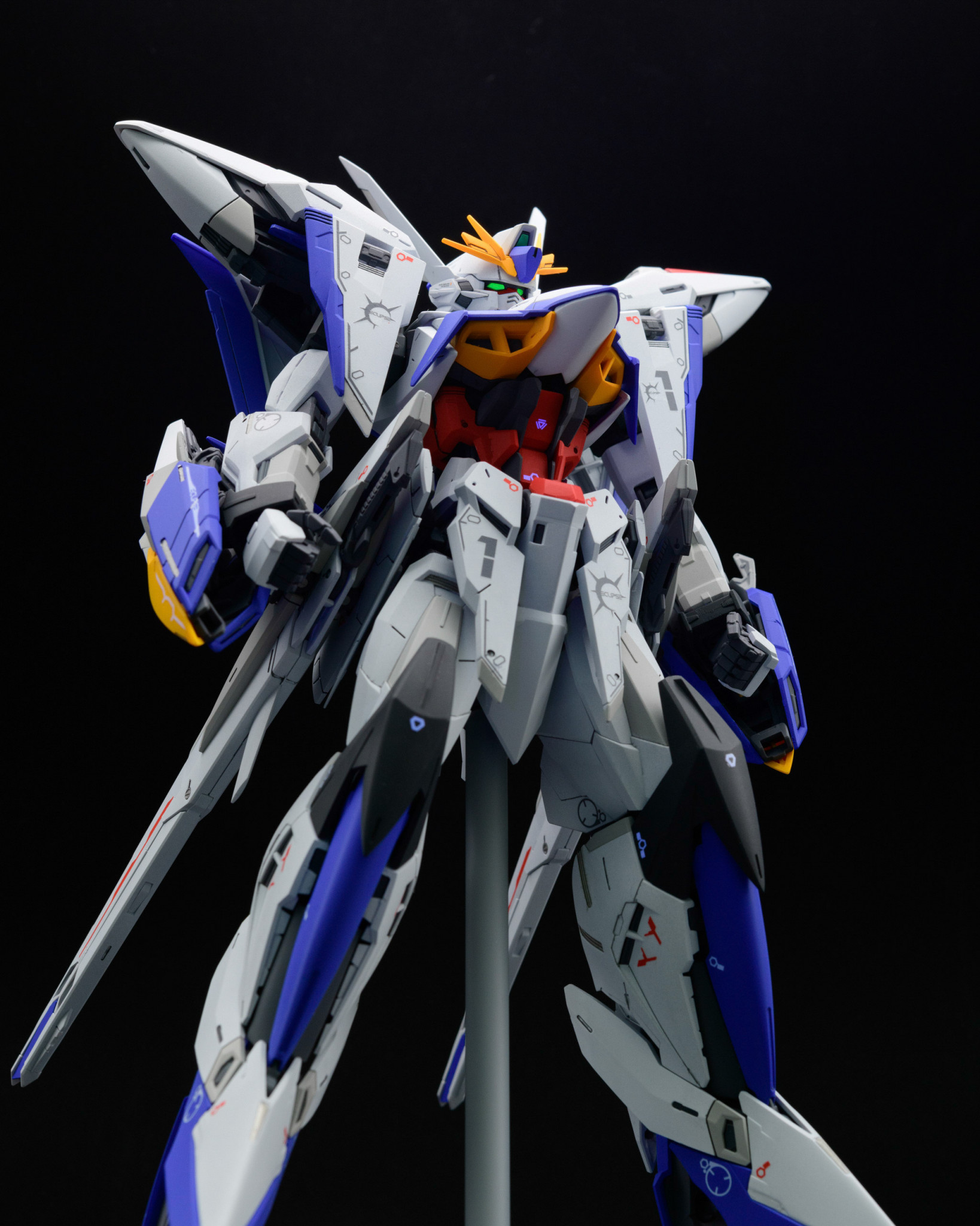 ガンプラ MG エクリプスガンダム 改造品 塗装済み完成品 - おもちゃ