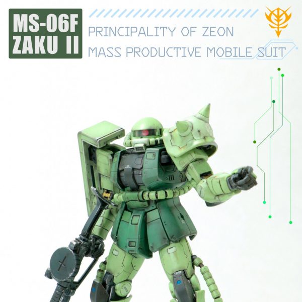 汚れたザクⅡ RG