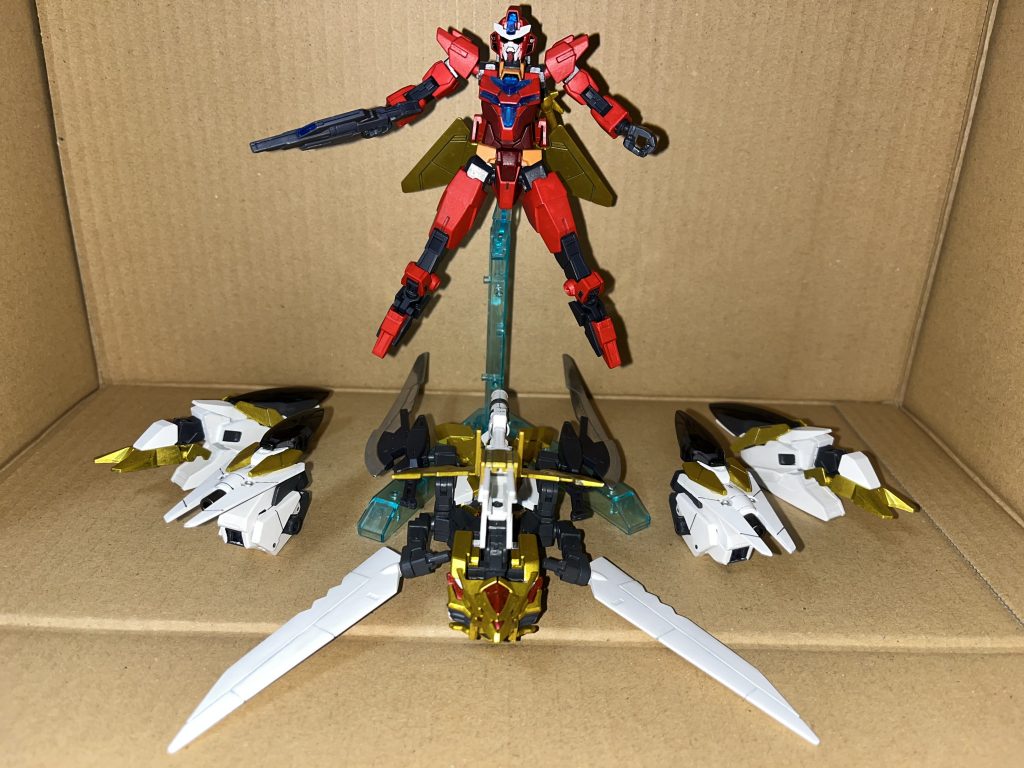 コアガンダムリゼⅡと新型リゼマシン