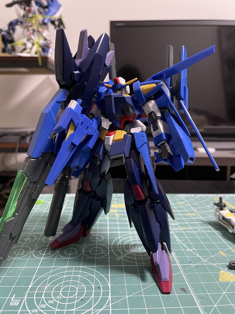 仮組はこんなでした、ゼルトザームの脚を3つも使う贅沢仕様です!最後まで見ていただきありがとうございます!