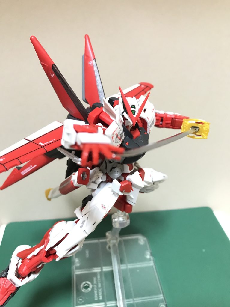 ガーベラストレート④右の開き手が無いため、写真を反転させて無理矢理牙突っぽくしてみました