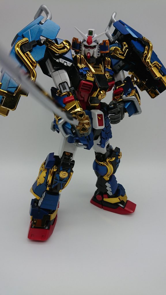 武者頑駄無には刀がよく似合います。