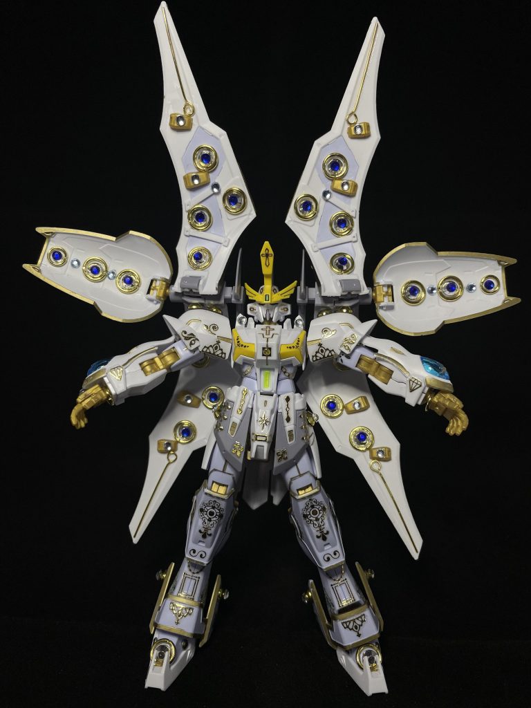 開いてる状態の完成