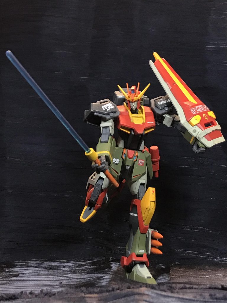 右の武器持ち手作って無かったと気付くも時遅し。