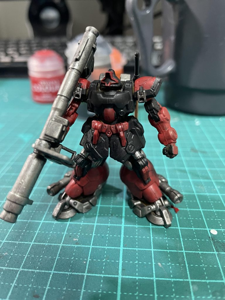 ドムトローペンモノアイも塗りたかったですが、(ry