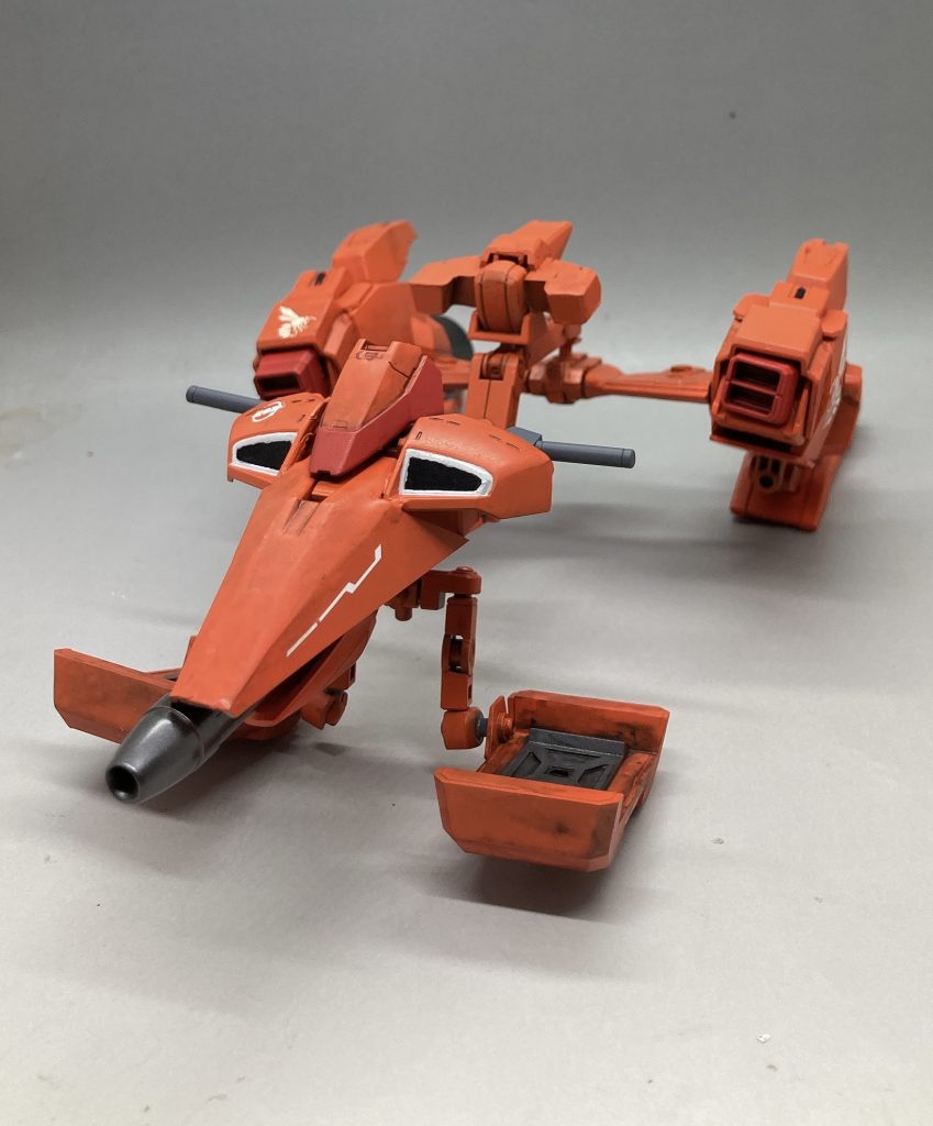 メガライダー単品。結構大きくて撮影が大変でした。蜂のマークはベルテクスのデカールです。