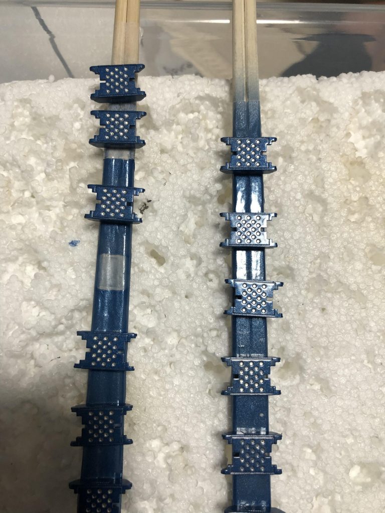 ファンネル部分塗装