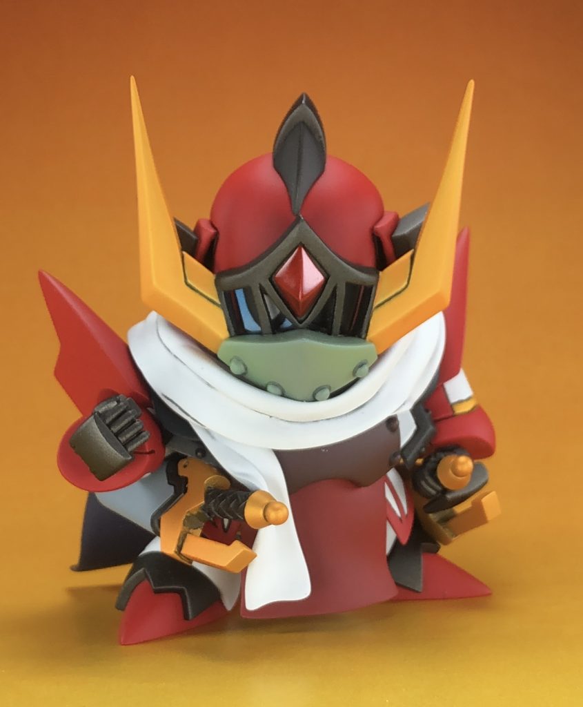 せっかく作ったのに、トサカパーツの接着曲がっちゃった…