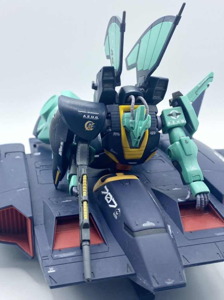 プレバン限定ド・ダイ改に乗せてみました。